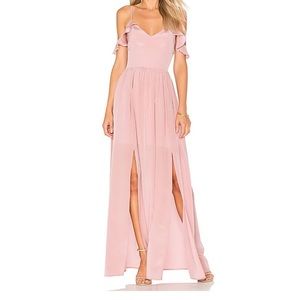 Amanda Uprichard Pink Maxi Dress